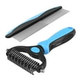 thumbnail image 2 of Deshedding Dog Brush,Dematting Comb For Dogs,Pet Pro Grooming Tool Undercoat Rake For Dogs,Dog Brush For Long Haired Dogs,Shedding Brush Dog Hair Undercoat Rake for Dogs & Cats, 2 of 9