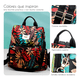 thumbnail image 2 of Mochila Escolar Moderna Bolsa Floreada Belug,  Multicolor, 2 of 5