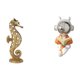 thumbnail image 1 of Escultura de resina de dorado, figura decorativa para oficina, dormitorio, sala de estar, chimenea, mesa, centro de mesa y adorno para tart, 1 of 8