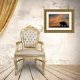 thumbnail image 3 of Jones, Adam 24x17 Gold Ornate Wood Framed with Double Matting Museum Art Print Titled - Adult grizzly bear silhouetted on beach at sunrise-Lake Clark National Park and Preserve, 3 of 4