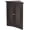 Brown, variant on Spaco Bathroom Corner Storage Freestanding Floor Cabinet with Shutter Door-Brown, Bathroom Storage Cabinet for Entryway Storage, Home Office Furniture