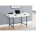 thumbnail image 2 of UrbanPro Computer Desk Home Office Laptop 48"L Work Metal White Marble Look, 2 of 9