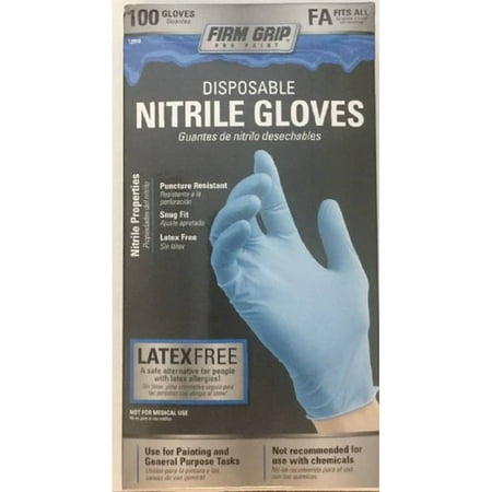 Firm Grip Nitrile Gloves, 100ct