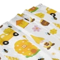 thumbnail image 4 of Shower Curtain, Gnomes Bees Waterproof Fabric Plastic Shower Curtain, Drying Fast Bathroom Curtain with 9 Buttonholes, Ruffle Shower Curtain 60x72in, 4 of 8