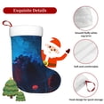 thumbnail image 7 of Cauagu Spooky Halloween Night Scene for Christmas Stockings,1-Pack Large Xmas Stocking Holiday and Farmhouse Stocking Fit for Christmas Holiday Party Decoration(17.7*11 Inch), 7 of 7