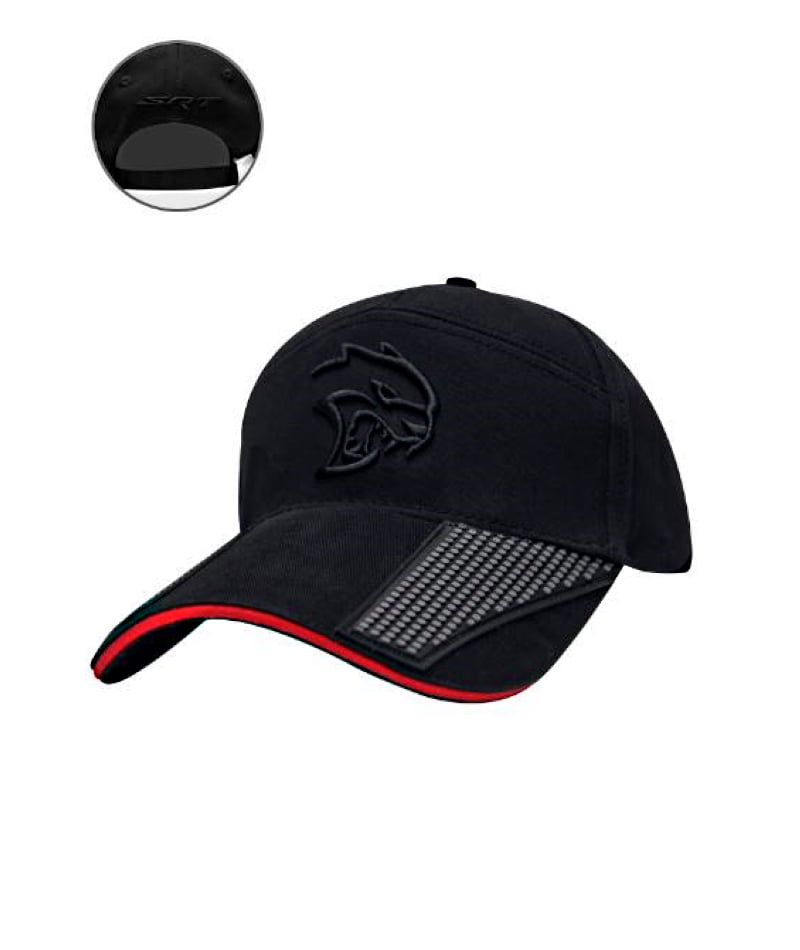Dodge Demon Head Logo Custom Snapback Hat Super Car New-Black 