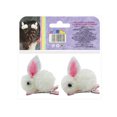 thumbnail image 2 of Broches Prichos Pascua Color Blanco de Textil 2 Piezas por Empaque, 2 of 4