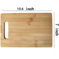 thumbnail image 2 of Laser Engraved Cutting Board Master of the Grill and Best Dad Ever Gift For father Birthday Gifts for Dad Personalized Cutting Board Gift Rectangle Bamboo Cutting Board (10.6 x 7 Rectangle), 2 of 2