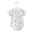 thumbnail image 2 of Emy Dola 2-Pack 100% Cotton Baby Girl Boy Onesies,0-24 Months Short Sleeve Toddler Bodysuit Rompers Infant Spring Summer Clothes, 2 of 8