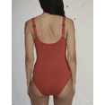 thumbnail image 2 of DKNY Women's One Piece Swimsuit, Red Medium, 2 of 2