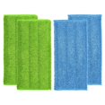 thumbnail image 1 of Paquete de 4 almohadillas de microfibra para fregona, compatibles con recambios de almohadillas de microfibra reutilizables Swiffer de 12.0 x 6.0 in., 1 of 5