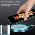 thumbnail image 4 of Magnetic Phone Case for Samsung Galaxy Z Flip3 Compatible for Magsafe, Military-Grade Shockproof Protective Case with Built-in Magnet Circle for Samsung Galaxy Z Flip 3, MS Black, 4 of 14