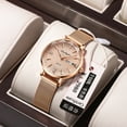 thumbnail image 3 of Explojoy Women's Luxury Quartz Watch – Waterproof, Luminous Dial, Elegant Design, 3 of 8