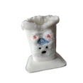 thumbnail image 3 of Soporte para gafas, estuche para gafas, almacenamiento para gafas, lindo soporte para gafas con peluche Cachorro blanco con sombrero, 3 of 8