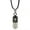 Black, variant on Fashion Love Pills Capsules Perfume Bottle Pendant Ashes Keeper Chain Necklace-Pink