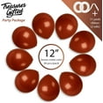 thumbnail image 2 of Matte Brown Balloons - 12 Inch Latex Balloons - 36 Pack, 2 of 8