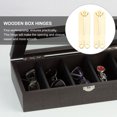 thumbnail image 2 of IFANLANDOR 10Pcs Craft Hinges Iron Golden Simple For Various Household Projects, 2 of 6
