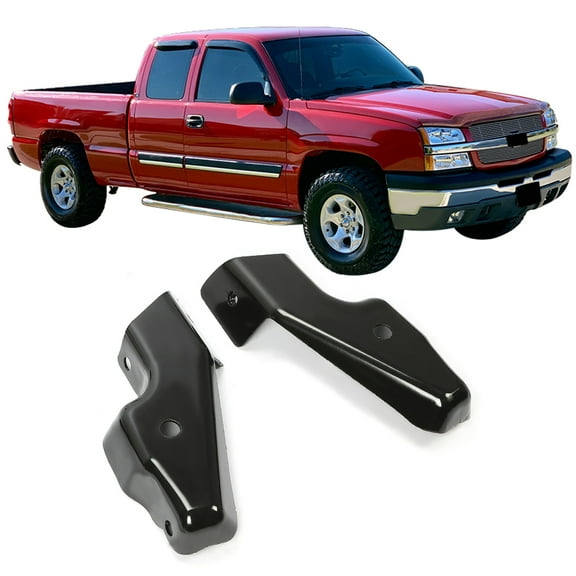 Kojem 2 Pcs Front Outer Bumper Bracket Set for 02-06 Avalanche 1500 2500 03-07 Silverado 1500 2500 HD Replacement Driver and Passenger Side GM1067175  15059688