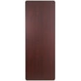 thumbnail image 2 of 8-Foot Mahogany Melamine Laminate Folding Banquet Table, 2 of 4