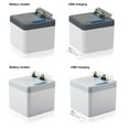 thumbnail image 4 of Toothpick Dispenser Electric Automatic Toothpick Holder Smart Tooth Stick 5 3 4 1 Storage Box, Gray White, USB Charging, 4 of 8
