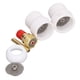 thumbnail image 5 of Kit de adaptador de soplete de soldadura de 6 uds, Kit de adaptador de soplete de soldadura TIG de tamaño estándar de PTFE de cobre para reemplazo, 5 of 5