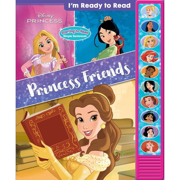 Pre-Owned Disney Princess: Princess Friends I'm Ready to Read Sound Book [With Battery] (Hardcover) 1503736571 9781503736573