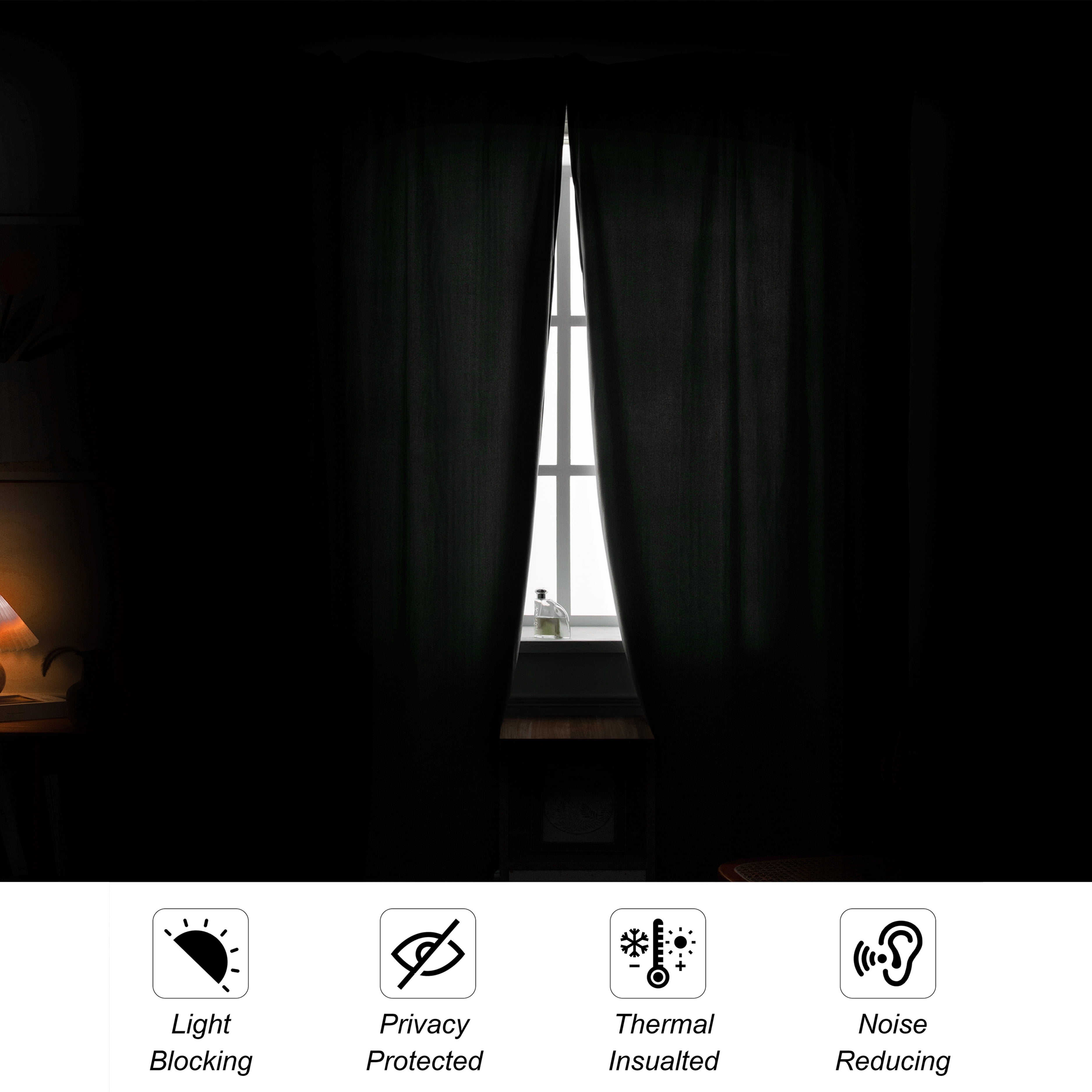 SMILETIME Brown Velvet Curtains with Rod Pocket Thermal Insulated Soft Privacy Room Darkening Velvet Drapes for Bedroom and Living Room, Set of 2 Panels, 52 x 108 Inches Long