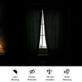 thumbnail image 6 of SMILETIME Brown Velvet Curtains with Rod Pocket Thermal Insulated Soft Privacy Room Darkening Velvet Drapes for Bedroom and Living Room, Set of 2 Panels, 52 x 84 Inches Long, 6 of 7
