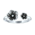 thumbnail image 2 of Ladies Brilliance Fine Jewelry Sterling Silver Stack Ring Set, 2 of 10