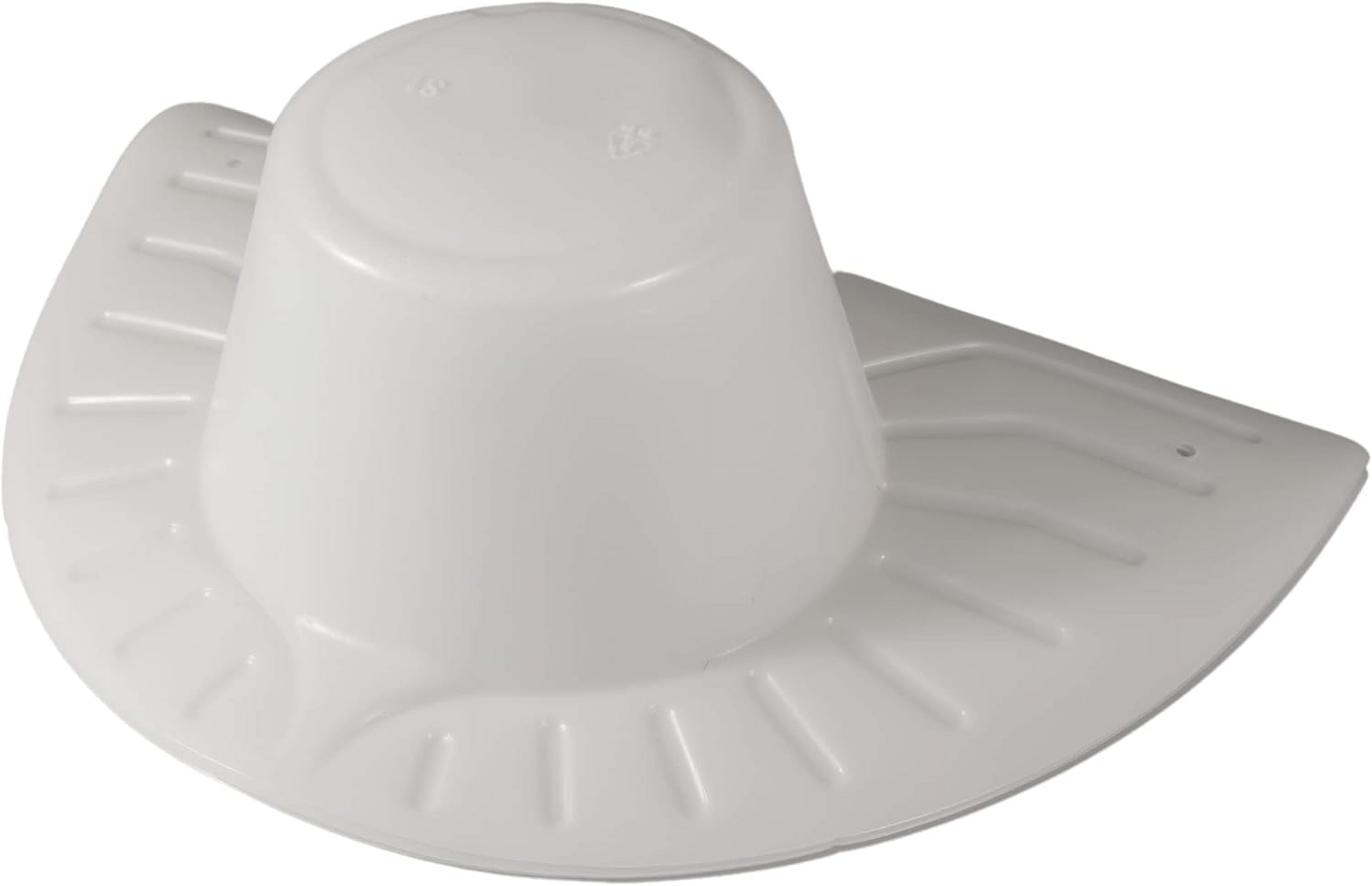 Vakly Graduated Collector Pan - Plastic Toilet Hat for Urine & Stool Specimen Collection, 30 oz