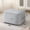 Gray, variant on LYD Blue Clothing Quilt Storage Bag Small Underbed Bin Portable Packing Bag Waterproof Fabric Clothes Box Trunk Case with Reinforced Broad Handles, 11.8x15.7x7.1 in