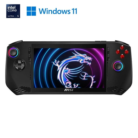 MSI Claw A1M-046CA 7" FHD 120Hz Handheld Mini-PC Intel® Core™ Ultra 5-135H 16GB LPDDR5 512GB NVMe SSD Windows 11