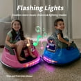thumbnail image 6 of Outfunny 12V Bumper Car for Kids, Ride on Toys Bumper Car for Toddlers with Remote & Music - Pink, 6 of 10