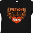thumbnail image 4 of Inktastic Everyone is Thankful for Me with Heart and Leaves Boys or Girls Toddler T-Shirt, 4 of 5