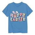 thumbnail image 1 of TZEWGL Cute Shirt For Infnat Cartoon Prints Short Sleeve Round Neck Blouse For Kids size 8-9T, 1 of 3