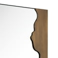 thumbnail image 6 of "Antique Gold Edge Tear Rectangular Wall Mirror",24"x36" Mirror Featuring a Brushed Antique Gold Iron Frame with Unique Edge Tear Design Accent, 6 of 12