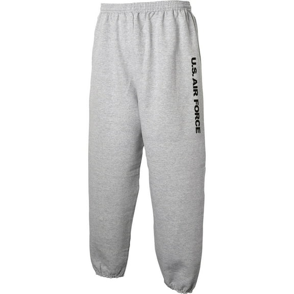 Air Force Sweat Pants - Military Style Physical Training Sweat Pants in Gray