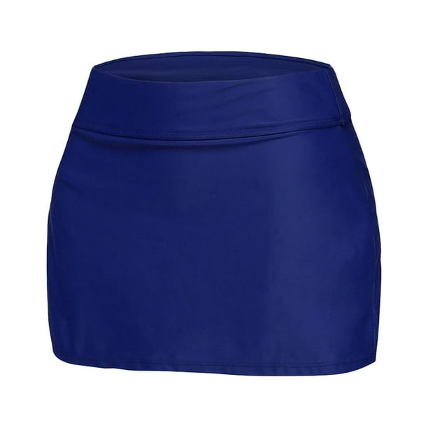 Traje de baño Wosthever de natación azul oscuro L, forro incorporado, cordón de ajuste