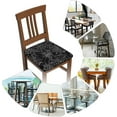 thumbnail image 2 of Seat Covers for Dining Room Chairs Set of Set of 6, Halloween Spider Web Stretch Chair Seat Covers Cushion Slipcovers for Kitchen Office, 2 of 6