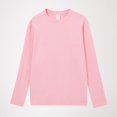 thumbnail image 4 of SHITINN Women's Classic Fit Long Sleeve Crew Neck Solid Color Long Sleeved Base T Shirt Short Sleeve Tops Womens Summer Tops Tee Shirts for Women, 4 of 5