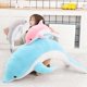 thumbnail image 2 of Dolphin Plush Toy Pillow - Soft and Comfortable Stuffed Animal Christmas Gift for Kids Grey Grey Grey 50CM, 2 of 5