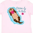 thumbnail image 4 of Inktastic Otter-ly in Love-otter with Heart Boys or Girls Toddler T-Shirt, 4 of 5