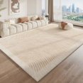 thumbnail image 1 of Japanese Style Living Room Decoration Plush Rug Light Luxury Rugs for Bedroom Thicken Non-slip Mat Home Cream Cloakroom Carpet My Lux Decor Round, 1 of 14