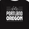 thumbnail image 4 of Inktastic Portland Oregon Biking Boys or Girls Long Sleeve Toddler T-Shirt, 4 of 5