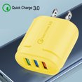thumbnail image 1 of 3 puertos Fast Quick Charge 3.0 USB Hub Cargador de pared 3.0A Adaptador de corriente Enchufe de EE. UU., 1 of 2