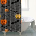 thumbnail image 4 of Vintage Halloween Elements Pattern Shower Curtain 72"x72" ,Bathroom Decorative Shower Curtains Set with 12 Hooks,Modern Waterproof Washable Shower Curtain, 4 of 6