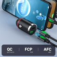 thumbnail image 4 of Cargador de coche mini USB de dos puertos de 100 W, Ultra Charge, adaptador de carga de teléfono, enchufe de encendedor de 12-24 V, 4 of 5