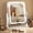 White-13"L x 15"W, variant on 28"L x 20"W White Vanity Mirror with Lights, 3 Color Dimmable Smart Touch Screen Makeup Mirror