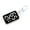 White, variant on Mini Keychain Electronic Clock Portable Time Display Device Backpack Watch Gift