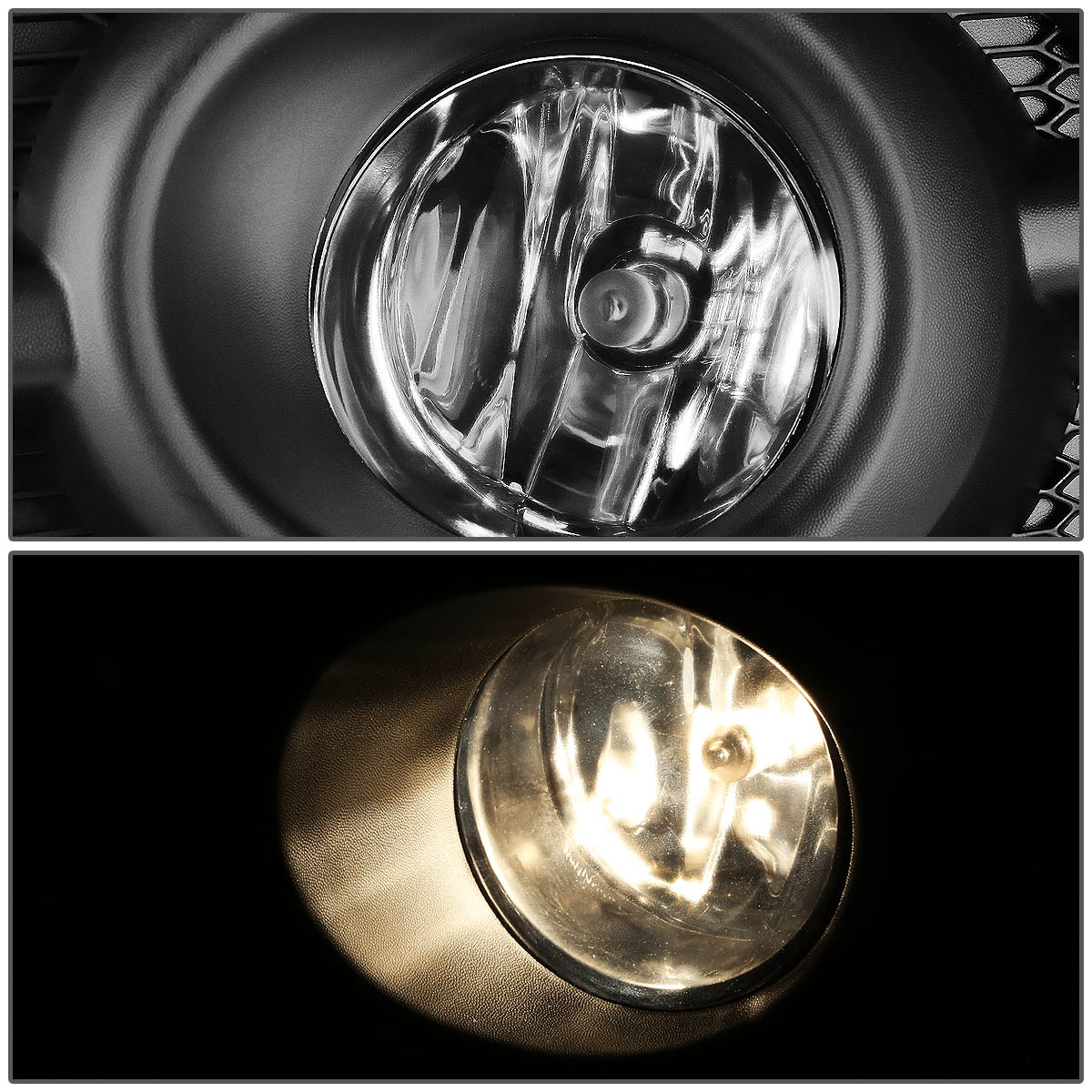 Newpoint Motor Front Fog Light Kit W/ Switch – 2010-2011 Honda CR-V, Clear Lens, Halogen, H11 Bulbs Included